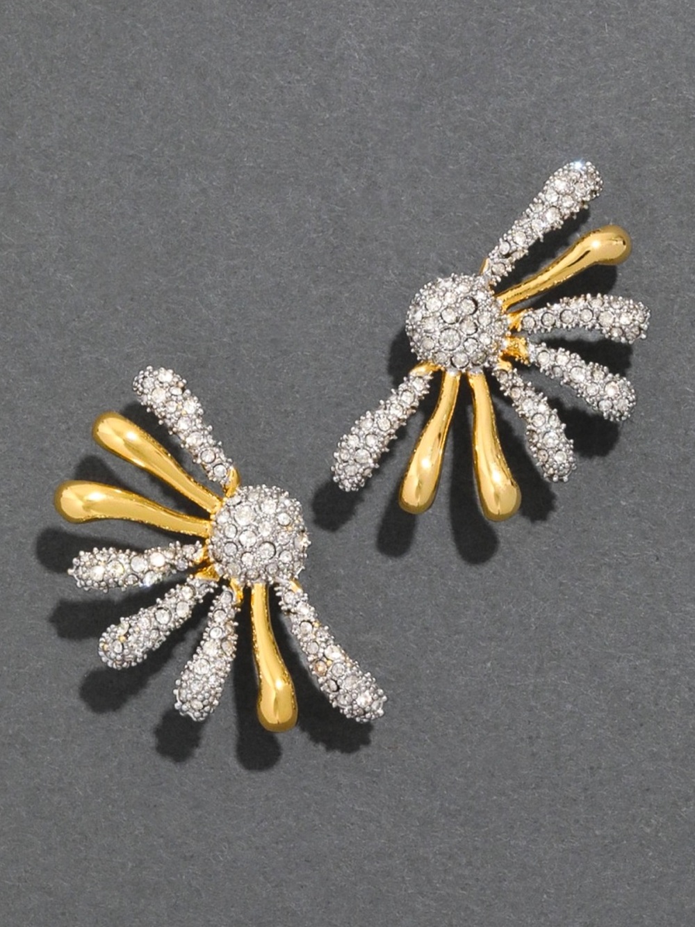 Alexis Bittar Solanales Pavé Spray Post Earrings